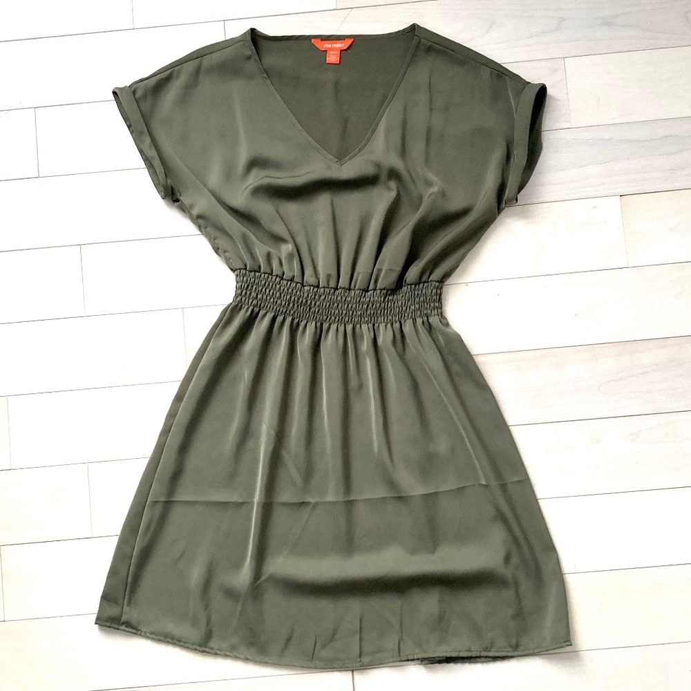 Joe Fresh - Tapered Waist Dress - Khaki - Size XS